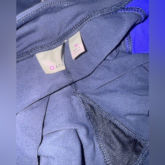 Athleta High Rise Flow Stripe Chaturanga Crop Sz M - Picture 3 of 3